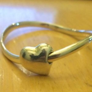 Michelle's SS Heart Bracelet